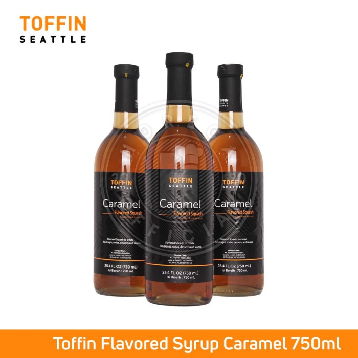 

(BISA COD) TOFFIN SYRUP 750ML/SIRUP TFN 750 ML caramel & hazelnut - irish creme