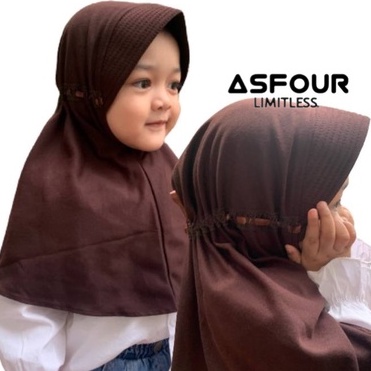 ASFOUR - KERUDUNG RABBANI JILBAB INSTAN ANAK SD SMP DEWASA UKURAN M BAHAN KAOS PE DOUBLE KERUDUNG ANAK SEKOLAH BAHAN KAOS PE DOUBLE MURAH