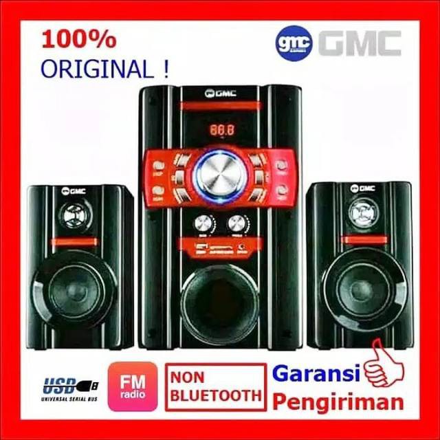 [SUSE] GMC 888S SPEAKER ACTIVE MULTIMEDIA SUBWOOFER SUPER WOOFER BASS USB RADIO MURAH