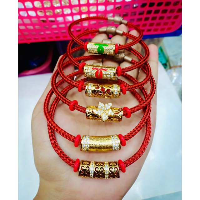 Gelang tangan wanita / gelang yaxiya  gelang xuping lapis emas tali mianan