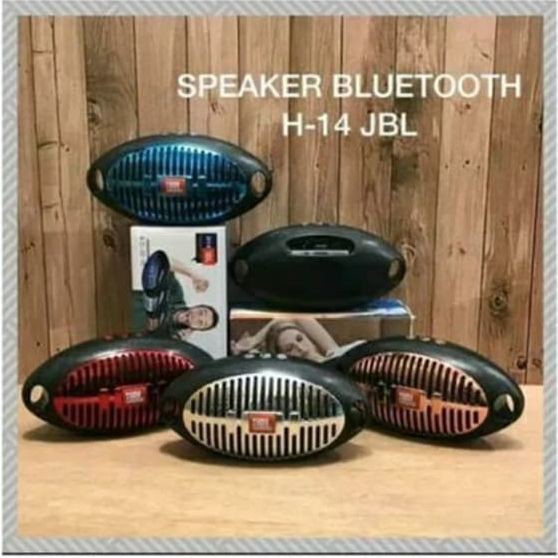 Speaker BLUETOOTH H-14 H14 Portable Speaker Aktif ACC Grosir