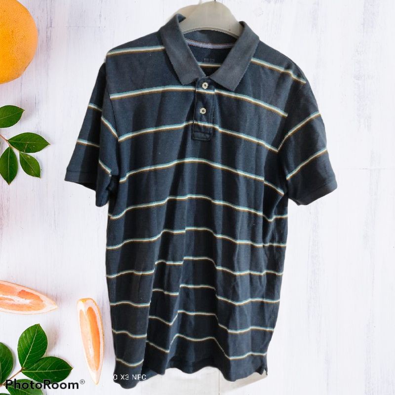 Polo Shirt UNIQLO Second Original / Polo Shirt Uniqlo Cowok Second Original / Polo Shirt UNIQLO