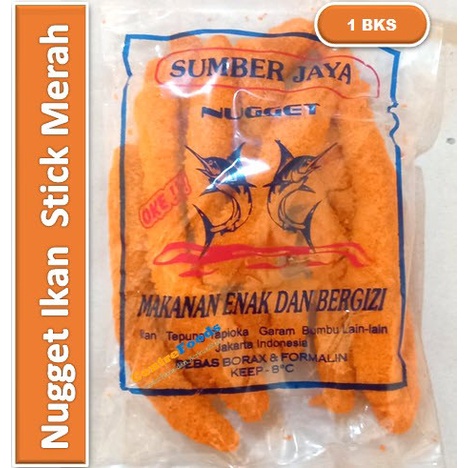 

Nugget Ikan Fresh - Stick Merah | Isi 10 Pcs [ Harga Per BKS ]