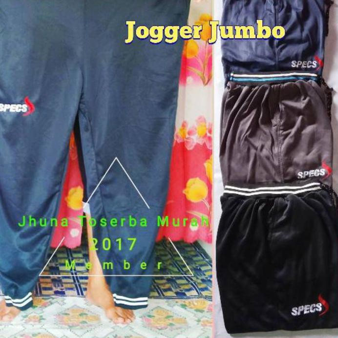 Terbaik Celana Jogger Super Jumbo big size dewasa pria wanita/ joggerpant/ training/ trining/ trenen