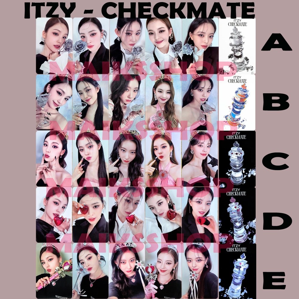 Itzy Checkmate Unofficial Photocard