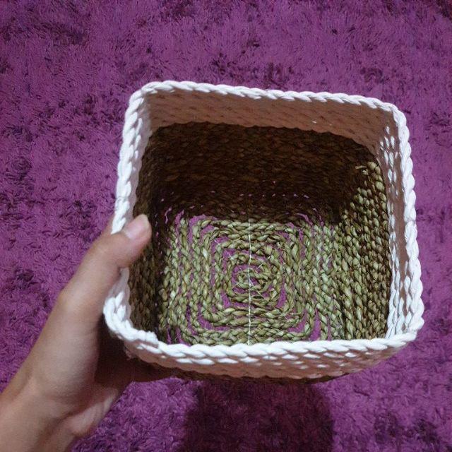 Keranjang Anyaman Kotak Mini