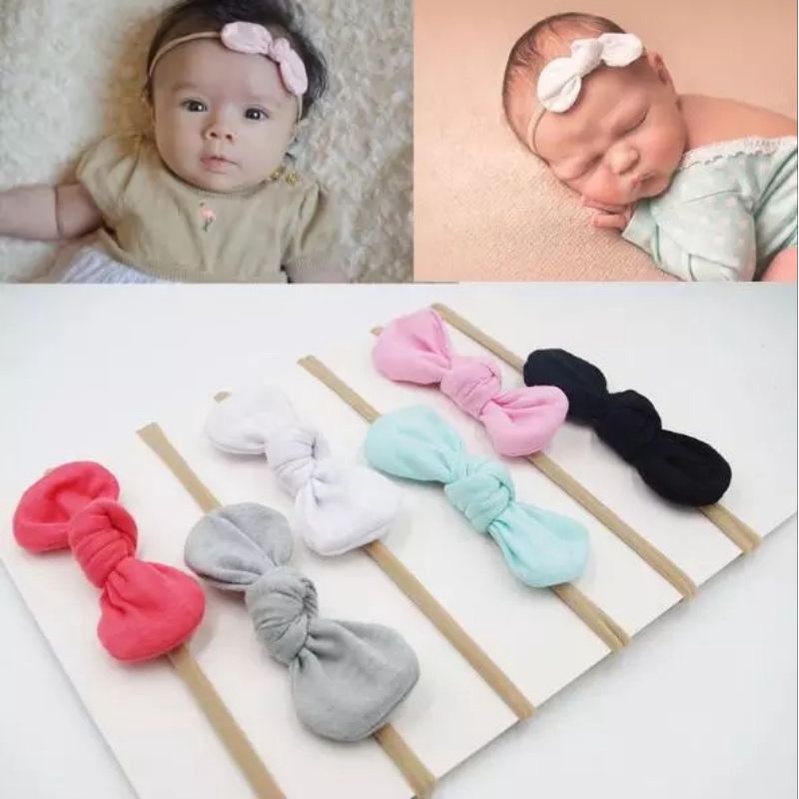 (Pimenova) baby headband pita bandana bayi nylon usa bando pita untuk bayi lembut