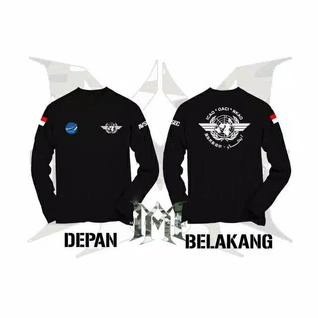 Kaos Lengan Panjang AVSEC