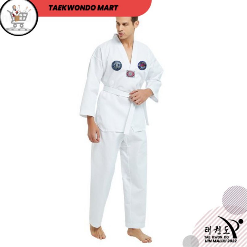 Dobok Taekwondo / Dobok Taekwondo Eljee/ Dobok Kerah Putih