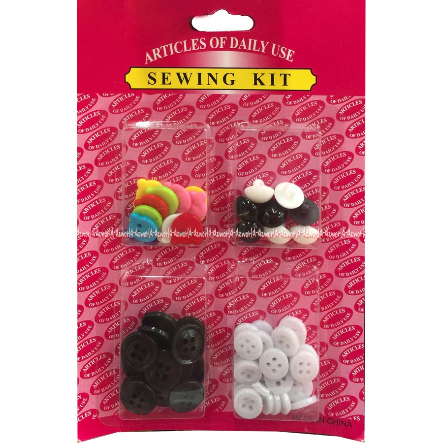 Sewing kits kancing Aneka Kacing Baju set