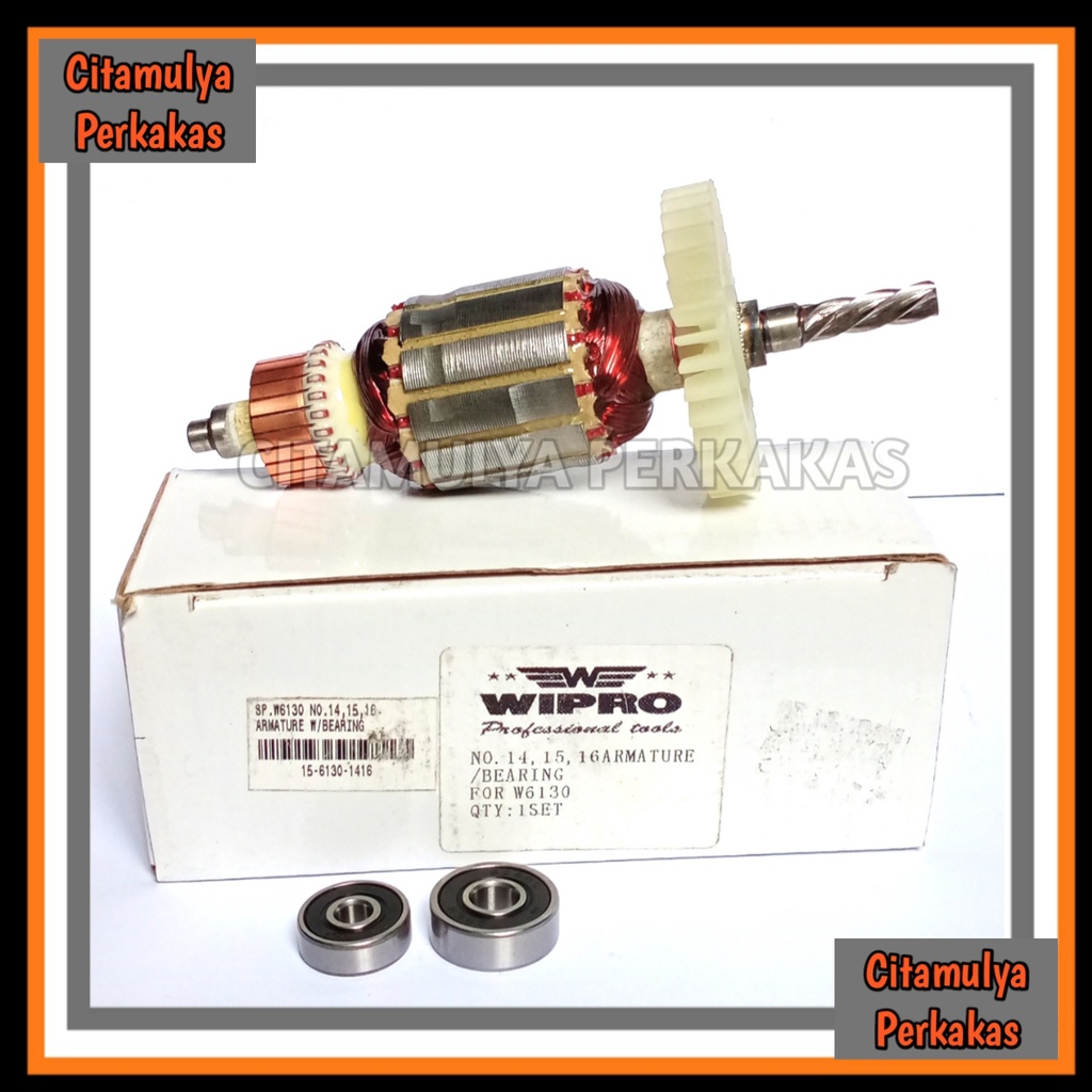 Wipro Armature / Angker Mesin Bor Listrik 13mm W6130