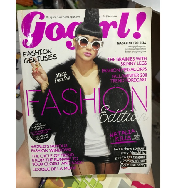 Gogirl nov 2011 majalah bekas remaja fashion