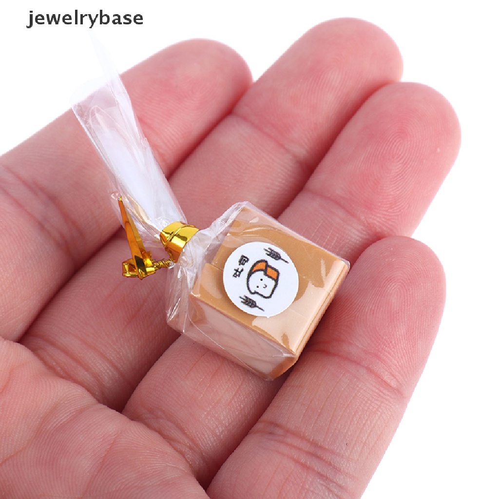 (jewelrybase) 2 Kantong Miniatur Roti Panggang Skala 1: 12 Untuk Dekorasi Rumah Boneka