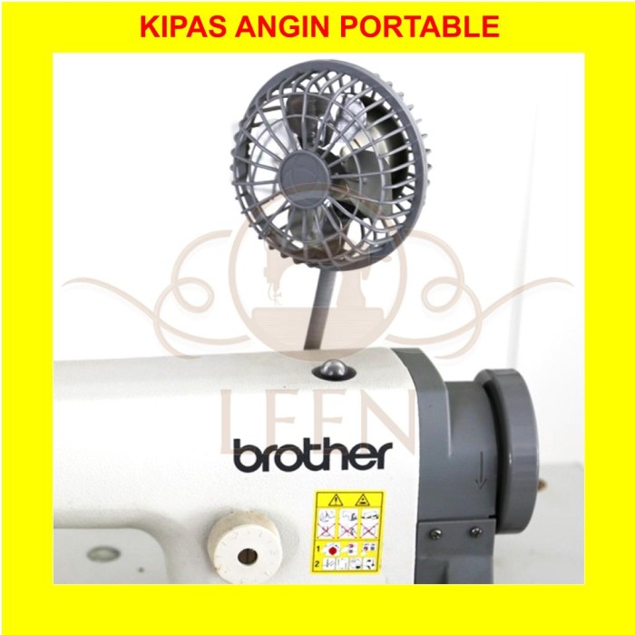 Kipas Angin Portable (MAGNETIK) GRADE A Mesin Jahit LEEN
