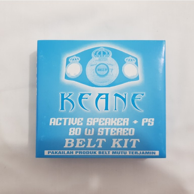 KIT ACTIVE SPEAKER + PS 80 Watt Stereo KEANE BELT KIT