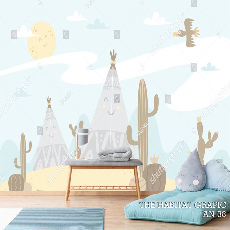 PUSAT CETAK WALLLPAPER DINDING KAMAR ANAK- WALPAPER KAMAR ANAK LAKI LAKI BAHAN VYNILL-WALLPAPER DIND