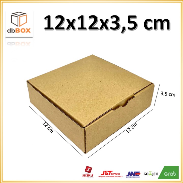 

kardus 12 x 12 x 3,5 cm....Die Cut kotak -aksesoris-dll model box pizza