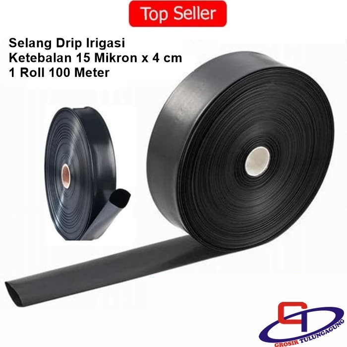 Selang Irigasi Selang Drip 15 Mikron X 100 Meter