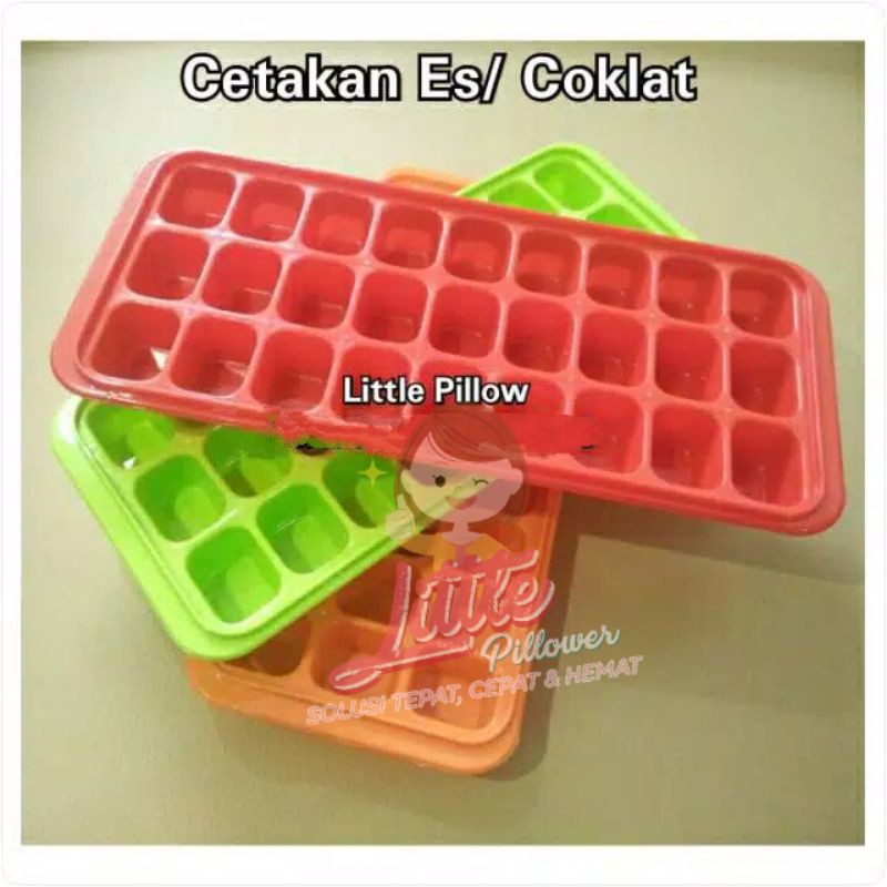 Cetakan Es Batu Isi 27pcs/Cetakan Cokelat/Cetakan Agar