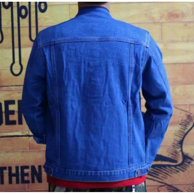 Jaket Jeans Lengan Panjang Pria Jaket Jeans Destro Pria Size:M-XXL