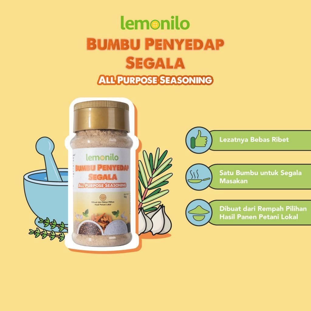 Lemonilo Bumbu Penyedap Segala (All Purpose Seasoning) NON MSG - 50gr