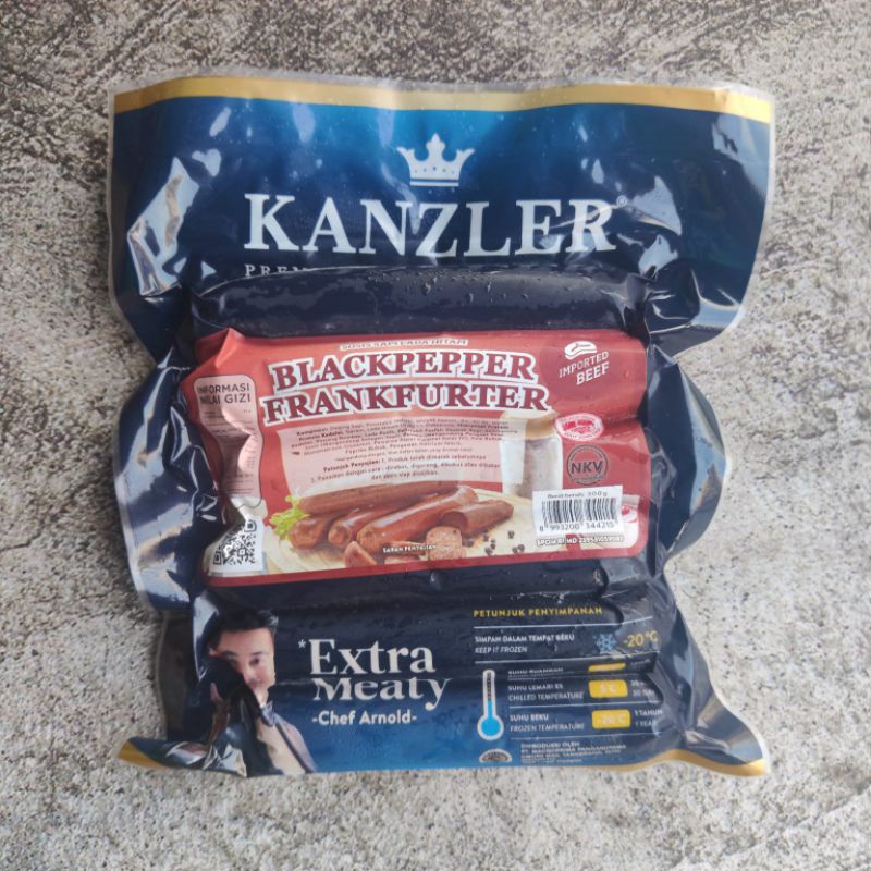 

KANZLER BLACKPEPPER FRANKFURTER ( ISI 6 ) 300gr