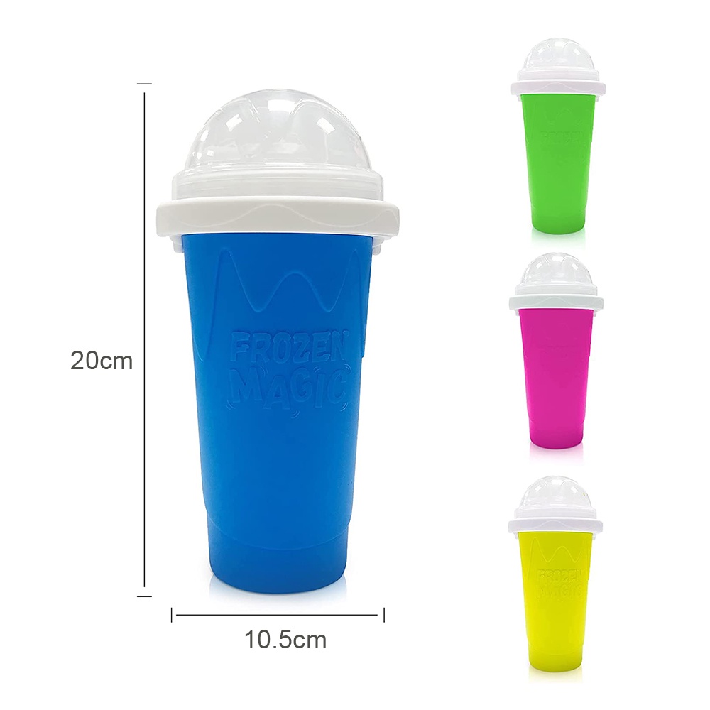 Squeeze Cup Ice Cream Maker Frozen Magic Slushy Es Krim