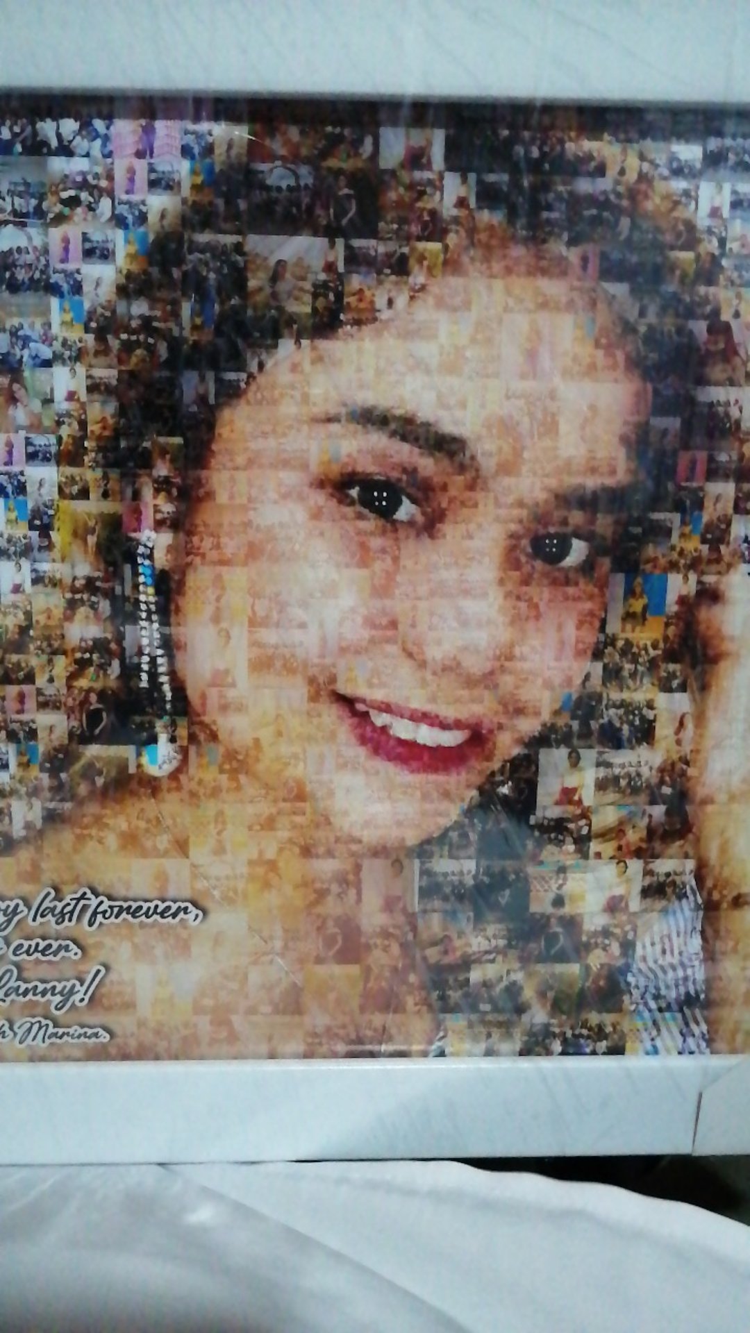 Kado Unik Hadiah Anniversary Ultah Wisuda Desain Mozaik Foto Lengkap Dgn Cetak Dan Bingkai Murah