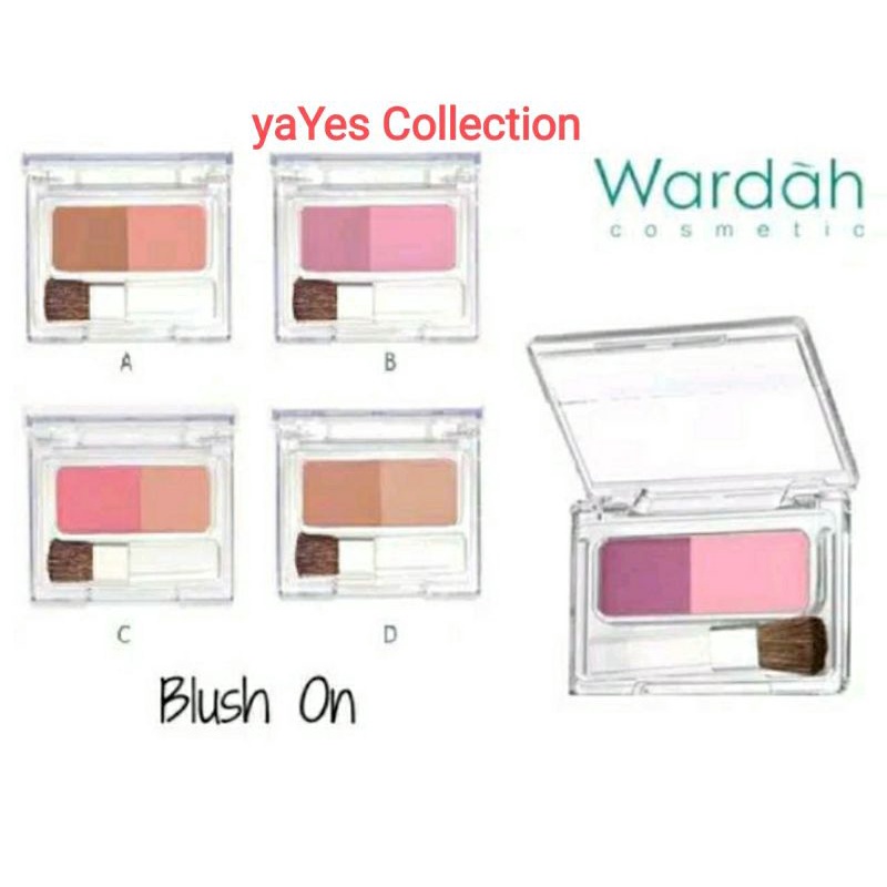 Wardah Blush On 4 gr Make up Wajah perawatan Kecantikan Kosmetik Perona pipi Cosmetic Muka