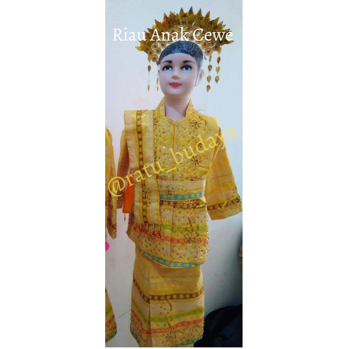 ANAK-NASIONAL-ADAT-PAKAIAN- BAJU ADAT RIAU ANAK CEWE / PAKAIAN ADAT RIAU ANAK CEWE -PAKAIAN-ADAT-