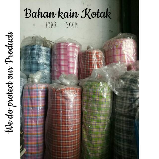 BAHAN KAIN HALUS MOTIF KOTAK-KOTAK / BAHAN KAIN KOTAK-KOTAK KUALITAS PREMIUM / BAHAN KAIN KEMEJA