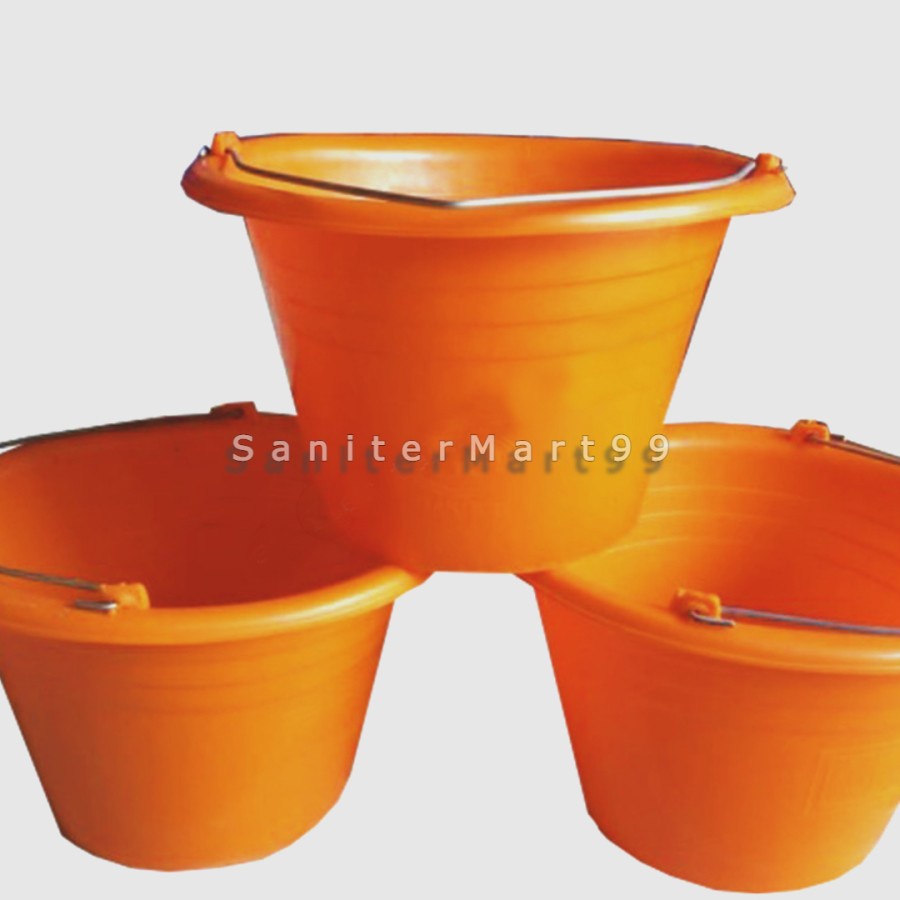 EMBER COR KECIL ANTI PECAH WARNA PVC EMBER COR SEMEN BAK AIR BASKOM