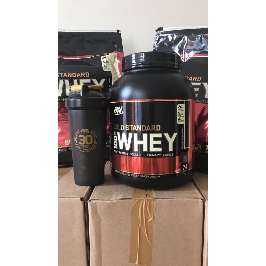 wgs on gold on whey gold standard 5 lbs 5lbs whey protein