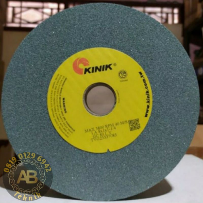 batu gerinda kinik 8 x 1 x 1.1/4 inch kinik gc 60 mata gerinda duduk batu gurinda mata gurinda