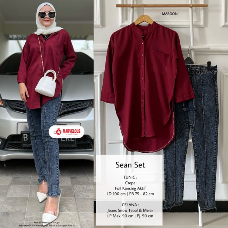 SEAN SET BY MARVELOUS (SET MUSLIMAH MODERN) Rekomended