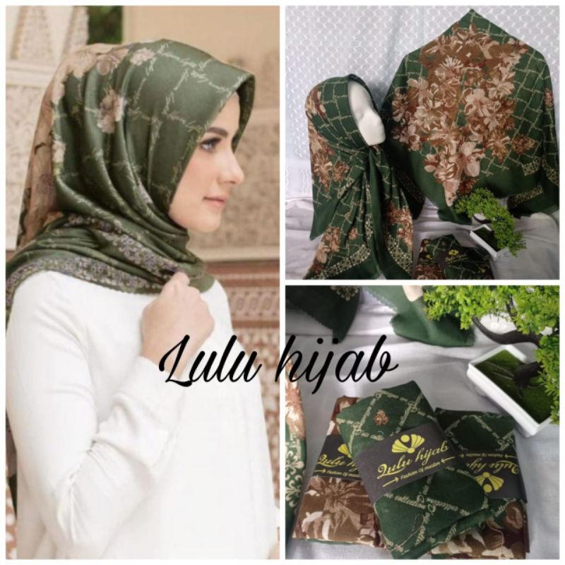 Produsen hijab instan segi empat deenay kawe