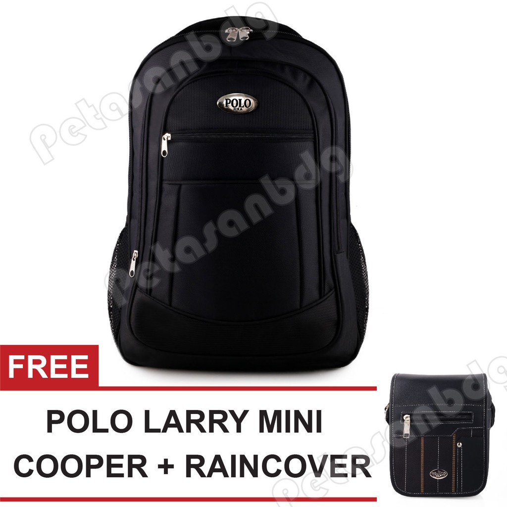 PTS -Polo USA Dragon Snake Backpack + Raincover + FREE Polo USA Larry Mini Cooper