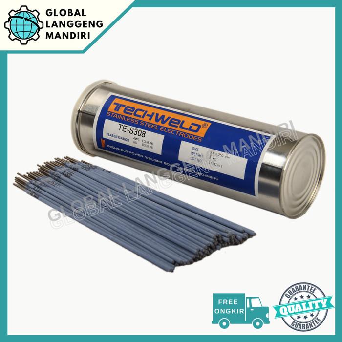 Kawat Las Techweld Te-S308 2.0Mm (1Kg)/ Te S308 2.0 Mm Stainless