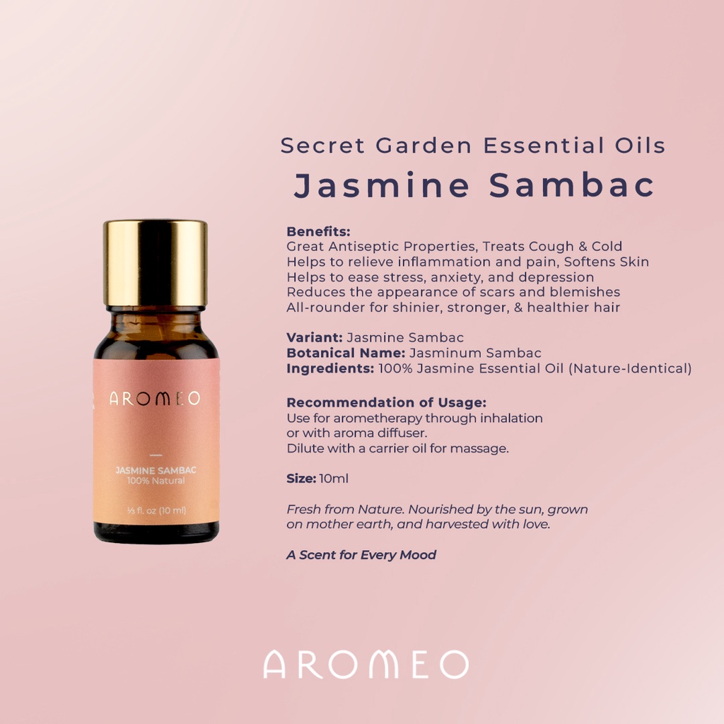 Aromeo Jasmine Sambac Essential Oil (10 ml)