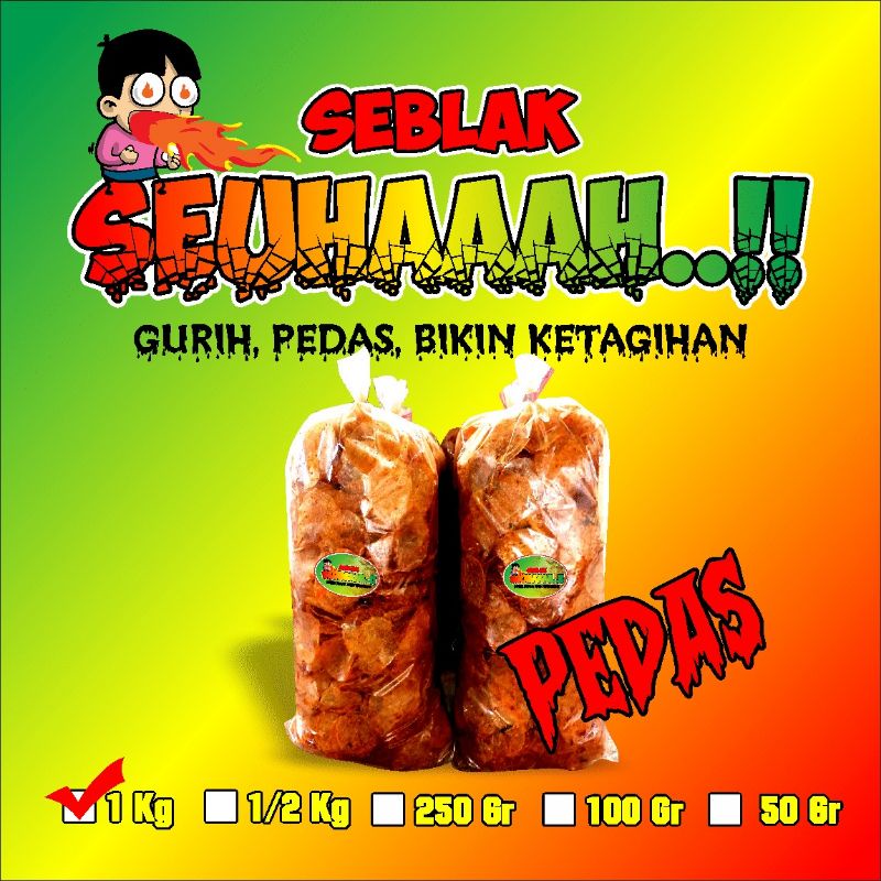 

Keripik Kaca 1kg / Kripik Kaca / Keripik Kaca Pedas Daun Jeruk