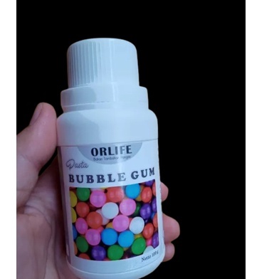 

⛄Comeback❄️ PERISA PASTA MINUMAN BUBBLE GUM PLAIN I MINUMAN PERISA PERMEN KARET BENING I ORLIFE BUBBLE GUM 100GR I ORLIFE PERMEN KARET BENING