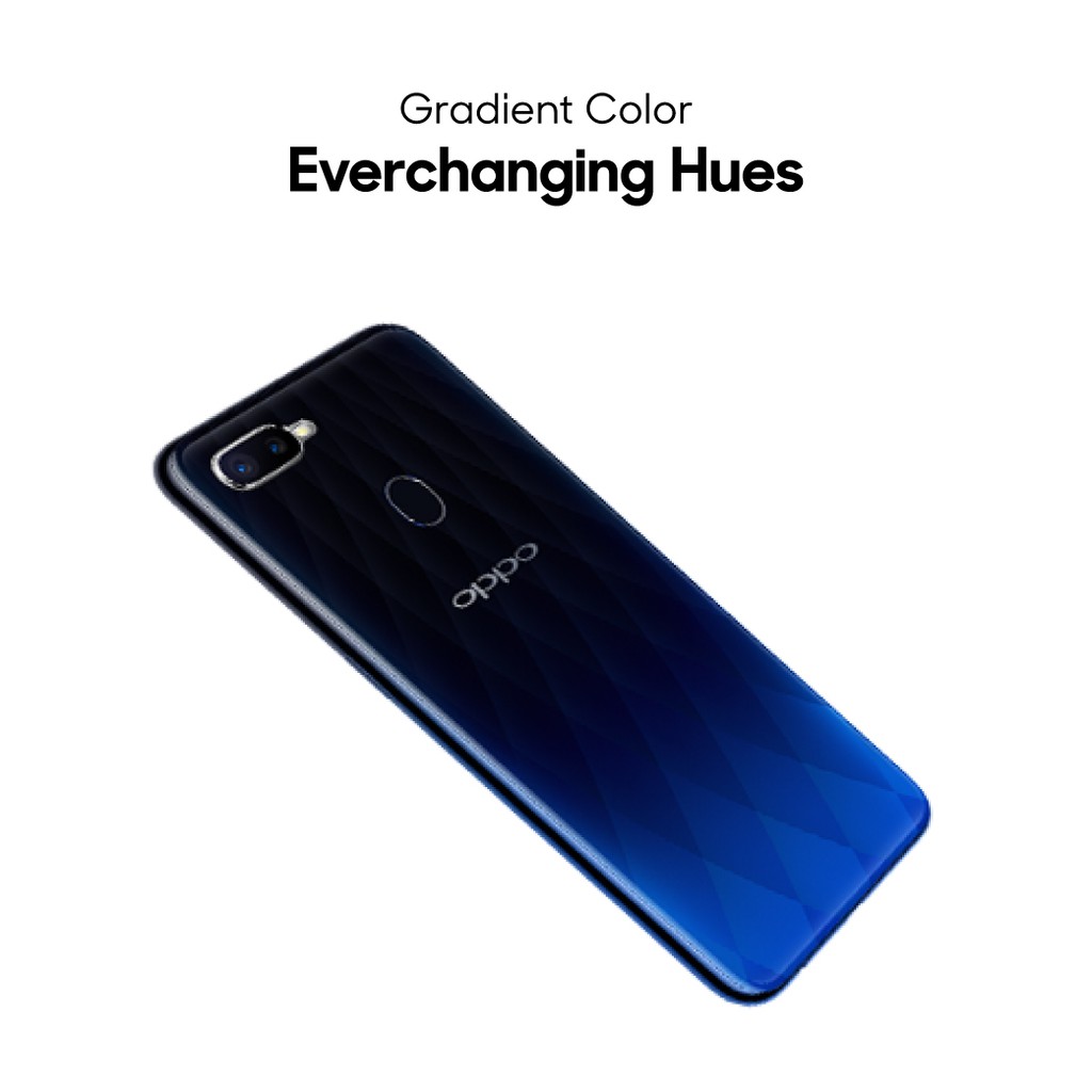 OPPO F9 6GB/64GB Blue Smartphone Android 8.1 25 MP (Garansi Resmi OPPO, Gratis Ongkir, Cicilan 0%)