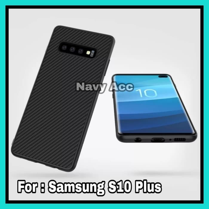 NA - Case Carbon Samsung S10 Plus - Softcase Carbon Samsung S10 Plus