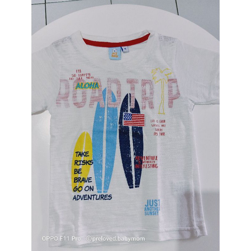 Kaos NZ Bear Kaos Putih