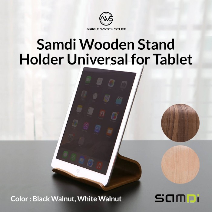 Samdi Wooden Stand Holder Universal for Tablet