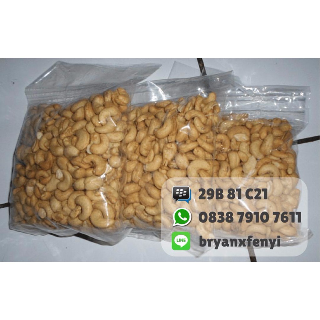 

Kacang Mede Oven Original Netto 250 gr or 1/4 kg