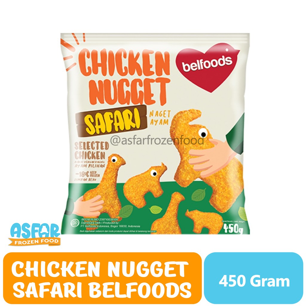 

Jual Chicken Nugget Safari 450 Gram - Belfoods