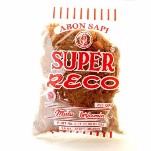 abon sapi super reco asli boyolali 250gr