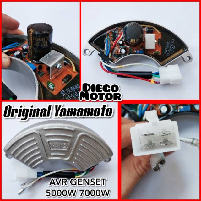 EC6500 Avr sabit oval aluminium YAMAMOTO Genset 5000W 7000W GX270 GX390 GX420