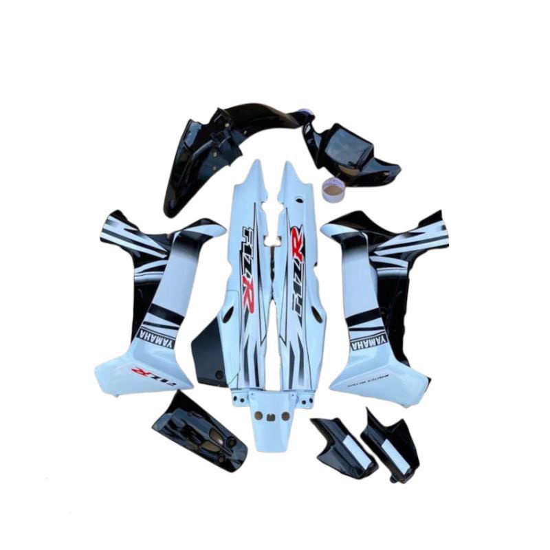 Cover Body Fiz r F1zr Hitam Putih Full Set Bodi Halus Yamaha Fiz r Hitam Putih